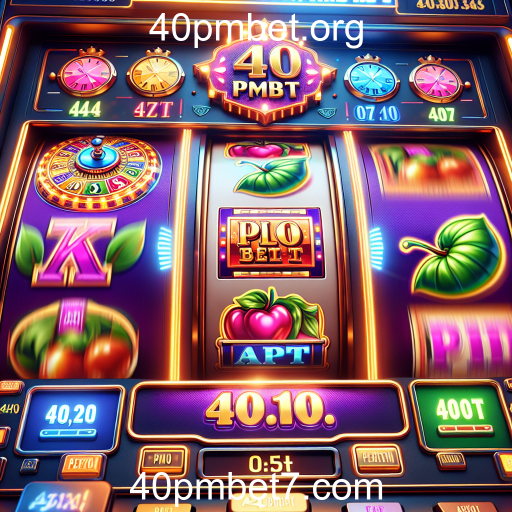Descubra a Diversão dos Jogos de Slot em 40pmbet.org